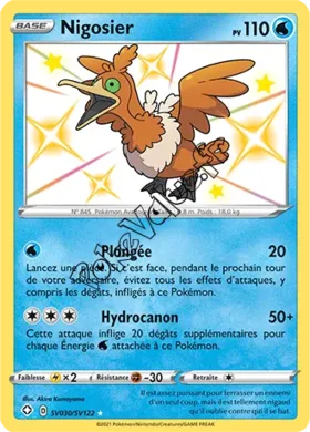 Carte Pokémon Nigosier n°SV30 de la série Déstinées Radieuses