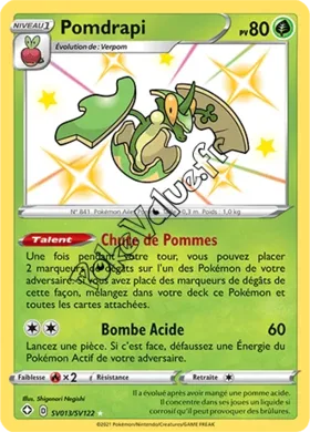 Carte Pokémon Pomdrapi n°SV13 de la série Déstinées Radieuses