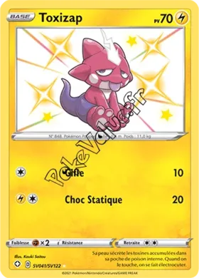 Carte Pokémon Toxizap n°SV41 de la série Déstinées Radieuses