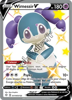 Carte Pokémon Wimessir V n°SV114 de la série Déstinées Radieuses