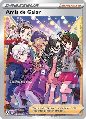 Carte Pokémon Amis de Galar n°TG23 de la série Tempête Argentée
