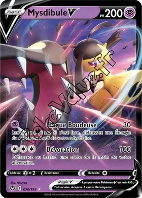 Carte Pokémon Mysdibule V  n°070 de la série Tempête Argentée