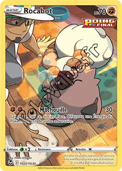 Carte Pokémon Rocabot  n°TG07 de la série Tempête Argentée