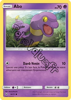 Carte Pokémon Abo n°36 de la série Légendes Brillantes