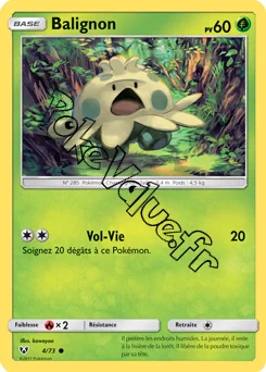 Carte Pokémon Balignon n°4 de la série Légendes Brillantes