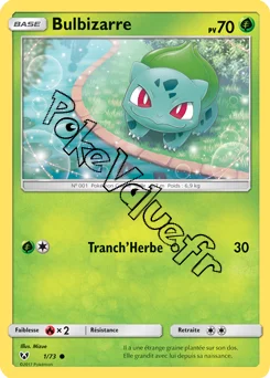 Carte Pokémon Bulbizarre  n°1 de la série Légendes Brillantes