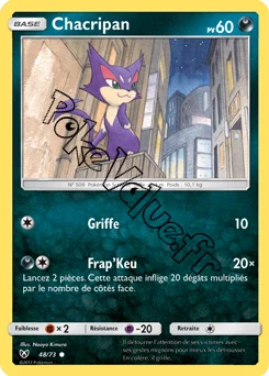 Carte Pokémon Chacripan n°48 de la série Légendes Brillantes