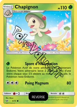Carte Pokémon Chapignon Reverse n°5 de la série Légendes Brillantes