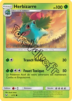 Carte Pokémon Herbizarre n°2 de la série Légendes Brillantes