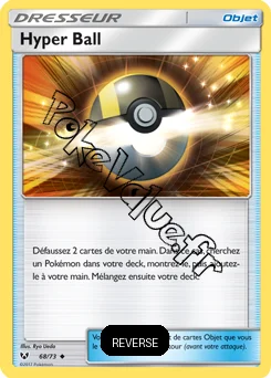 Carte Pokémon Hyper Ball Reverse n°68 de la série Légendes Brillantes