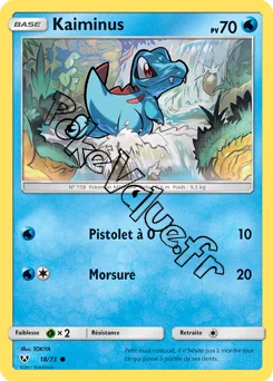 Carte Pokémon Kaiminus n°18 de la série Légendes Brillantes