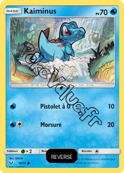 Carte Pokémon Kaiminus Reverse n°18 de la série Légendes Brillantes