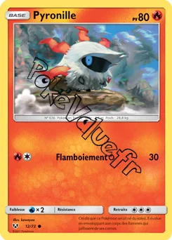 Carte Pokémon Pyronille n°12 de la série Légendes Brillantes