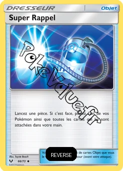 Carte Pokémon Super Rappel Reverse n°66 de la série Légendes Brillantes