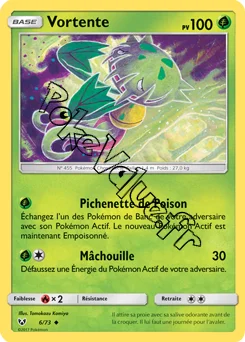 Carte Pokémon Vortente n°6 de la série Légendes Brillantes