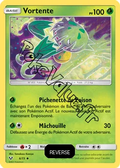Carte Pokémon Vortente Reverse n°6 de la série Légendes Brillantes