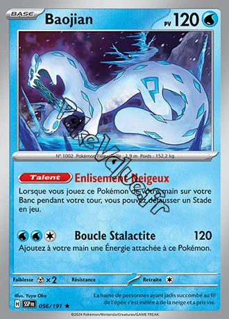 Carte Pokémon Baojian  n°056 de la série Étincelles Déferlantes