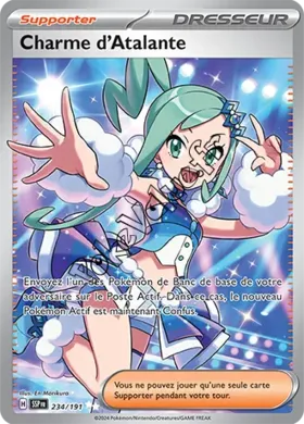 Carte Pokémon Charme d’Atalante n°234 de la série Étincelles Déferlantes