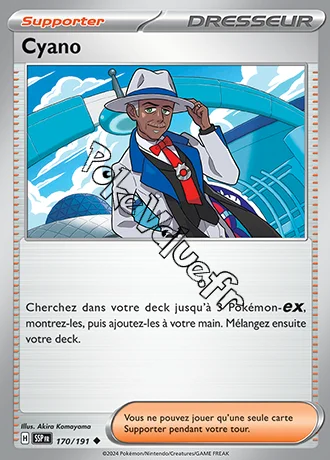 Carte Pokémon Cyano n°170 de la série Étincelles Déferlantes