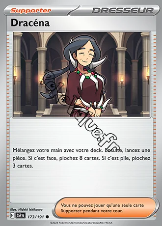 Carte Pokémon Dracéna n°173 de la série Étincelles Déferlantes