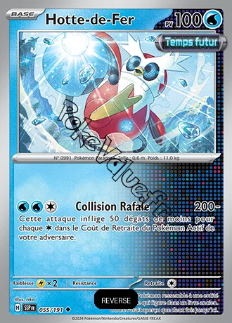 Carte Pokémon Hotte de Fer Reverse n°055 de la série Étincelles Déferlantes