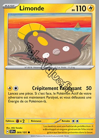 Carte Pokémon Limonde  n°064 de la série Étincelles Déferlantes