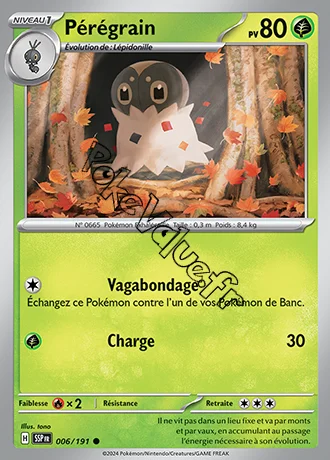 Carte Pokémon Pérégrain n°006 de la série Étincelles Déferlantes