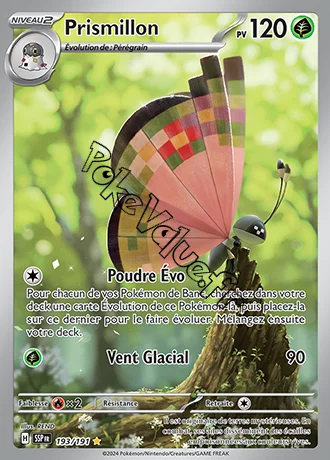 Carte Pokémon Prismillon  n°193 de la série Étincelles Déferlantes