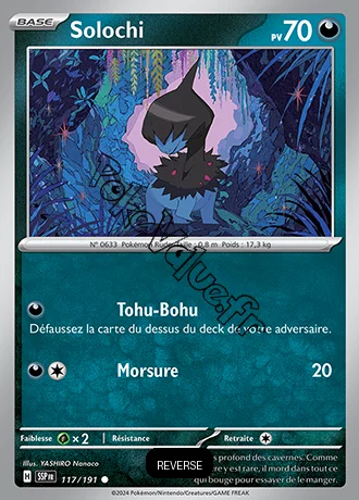 Carte Pokémon Solochi  Reverse n°117 de la série Étincelles Déferlantes