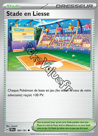 Carte Pokémon Stade en Liesse n°180 de la série Étincelles Déferlantes