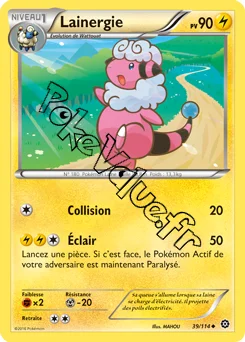 Carte Pokémon Flaaffy  n°39 de la série Offensive Vapeur
