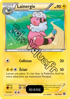 Carte Pokémon Flaaffy  Reverse n°39 de la série Offensive Vapeur