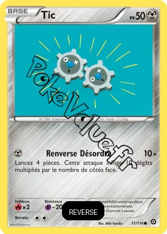 Carte Pokémon Klink  Reverse n°71 de la série Offensive Vapeur