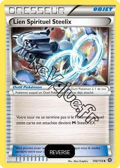 Carte Pokémon Lien Spirituel Steelix Reverse n°106 de la série Offensive Vapeur