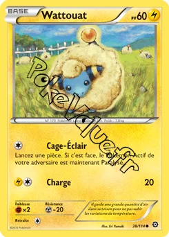 Carte Pokémon Mareep  n°38 de la série Offensive Vapeur