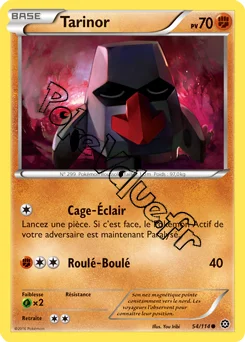 Carte Pokémon Nosepass  n°54 de la série Offensive Vapeur