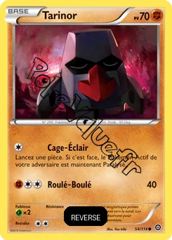 Carte Pokémon Nosepass  Reverse n°54 de la série Offensive Vapeur