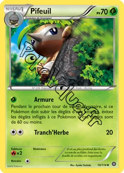 Carte Pokémon Nuzleaf  n°10 de la série Offensive Vapeur