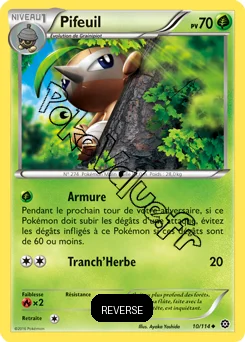 Carte Pokémon Nuzleaf  Reverse n°10 de la série Offensive Vapeur