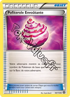 Carte Pokémon Pofiterole Envoûtante n°99 de la série Offensive Vapeur