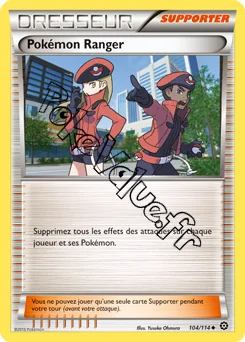 Carte Pokémon Pokémon Ranger n°104 de la série Offensive Vapeur