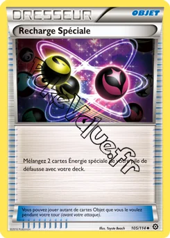 Carte Pokémon Recharge Spéciale n°105 de la série Offensive Vapeur