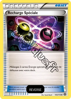 Carte Pokémon Recharge Spéciale Reverse n°105 de la série Offensive Vapeur