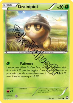 Carte Pokémon Seedot  n°9 de la série Offensive Vapeur