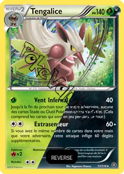Carte Pokémon Shiftry  Reverse n°11 de la série Offensive Vapeur