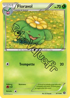 Carte Pokémon Skiploom  n°4 de la série Offensive Vapeur