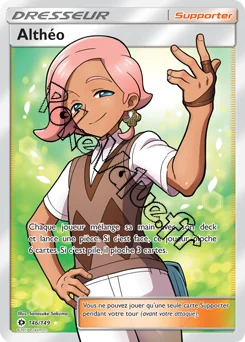 Carte Pokémon Althéo n°146 de la série Soleil et Lune