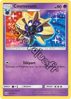 Carte Pokémon Cosmovum  n°65 de la série Soleil et Lune