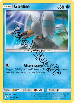 Carte Pokémon Goélise n°37 de la série Soleil et Lune