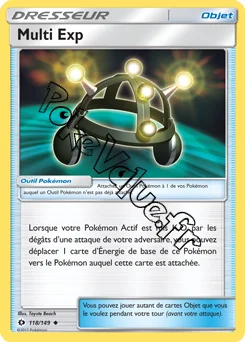 Carte Pokémon Multi Exp n°118 de la série Soleil et Lune